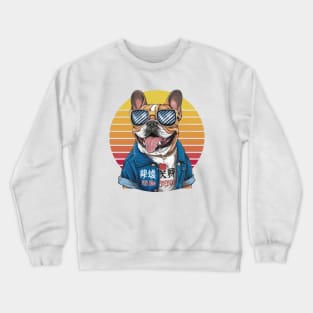 Trendy bulldog Crewneck Sweatshirt